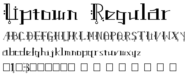 Uptown Regular font